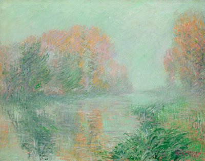 De Oevers van de Eure, 1920 door Gustave Loiseau